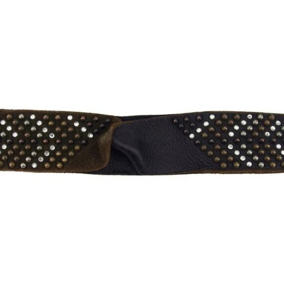 DIESEL belt Black Gold Silver Women Authentic secondhand display picture 1